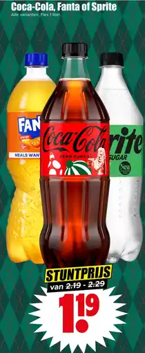 Dirk Coca-Cola, Fanta of Sprite aanbieding