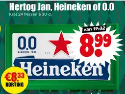 Dirk Heineken of 0.0 Alcohol Free aanbieding