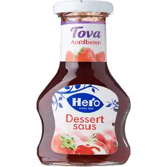 Dirk Hero Tova dessertsaus aardbeien aanbieding
