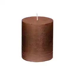 Dirk Rustiek kaars metallic 8 cm aanbieding