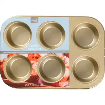 Dirk Non food Bakvorm muffins 26x18.5x3cm goud aanbieding