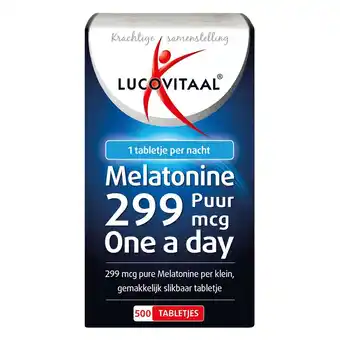 Plein.nl 2+2 gratis: Lucovitaal Melatonine Puur 0.299mg aanbieding