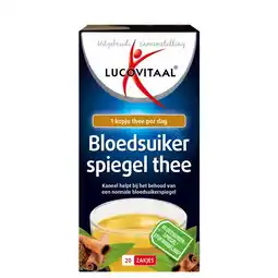 Plein.nl 2+2 gratis: Lucovitaal Bloedsuikerspiegel Thee aanbieding