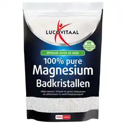 Plein.nl 2+2 gratis: Lucovitaal Magnesium Badkristallen aanbieding