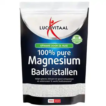 Plein.nl 2+2 gratis: Lucovitaal Magnesium Badkristallen aanbieding