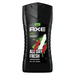 Plein.nl 2+1 gratis: Axe 3-in-1 Douchegel Africa 250 ml aanbieding