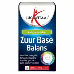 Plein.nl 2+2 gratis: Lucovitaal Zuur Base 50 tabletten aanbieding