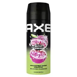 Plein.nl 2+1 gratis: Axe Deodorant Bodyspray Epic Fresh aanbieding
