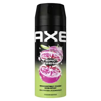Plein.nl 2+1 gratis: Axe Deodorant Bodyspray Epic Fresh aanbieding