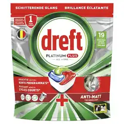 Plein.nl aanbieding2+1 gratis: Dreft Vaatwastabletten Platinum aanbieding