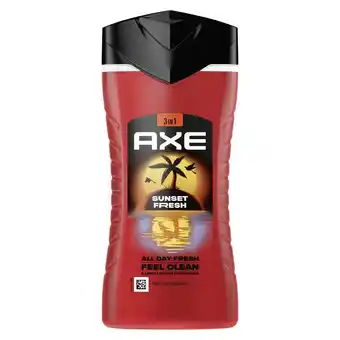 Plein.nl 2+1 gratis: Axe 3-in-1 Douchegel Sunset Fresh aanbieding