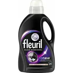 Plein.nl 3+2 gratis: Fleuril Black Wasmiddel 29 aanbieding