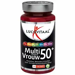 Plein.nl 2+2 gratis: Lucovitaal Multi Vrouw Compleet 50+ aanbieding
