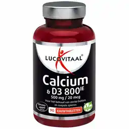 Plein.nl 2+2 gratis: Lucovitaal Calcium 500mg + D3 20 aanbieding