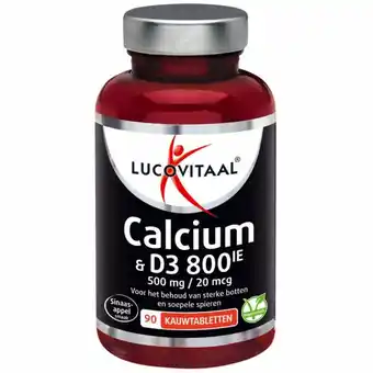 Plein.nl 2+2 gratis: Lucovitaal Calcium 500mg + D3 20 aanbieding