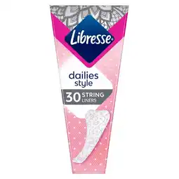 Plein.nl 2+1 gratis: Libresse Inlegkruisjes String 30 aanbieding