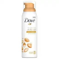 Plein.nl 2+1 gratis: Dove Shower Foam Argan Oil 200 ml aanbieding
