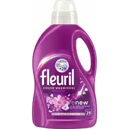 Plein.nl 3+2 gratis: Fleuril Color Blossom Wasmiddel 29 aanbieding