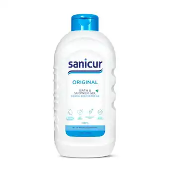 Plein.nl 2+2 gratis: Sanicur Bad en Douchegel Original aanbieding