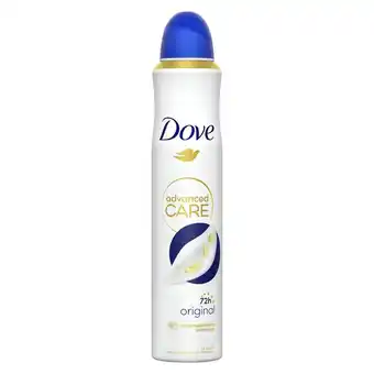 Plein.nl 2+1 gratis: Dove Deodorant Spray Original 200 aanbieding