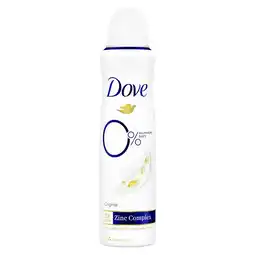 Plein.nl 2+1 gratis: Dove Deodorant Spray 0% Original aanbieding