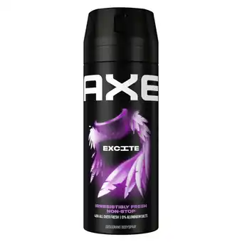 Plein.nl 2+1 gratis: Axe Deodorant Bodyspray Excite 150 aanbieding
