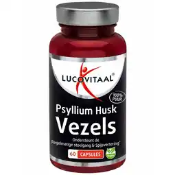 Plein.nl 2+2 gratis: Lucovitaal Psyllium Husk Vezels 60 aanbieding