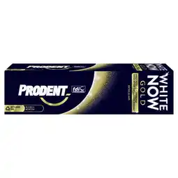 Plein.nl 2+1 gratis: Prodent Tandpasta White Now Gold 75 aanbieding