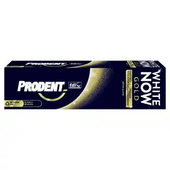 Plein.nl 2+1 gratis: Prodent Tandpasta White Now Gold 75 aanbieding