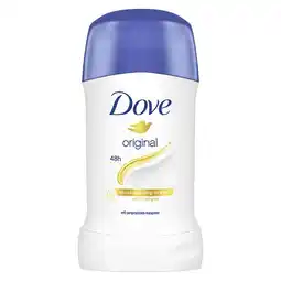Plein.nl 2+1 gratis: Dove Deodorant Stick Original 50 ml aanbieding