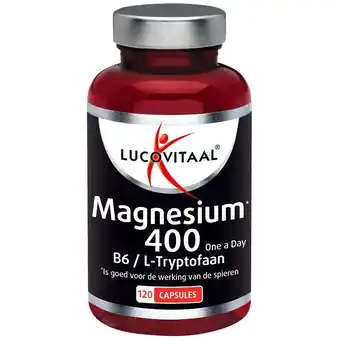 Plein.nl 2+2 gratis: Lucovitaal Magnesium 400 met aanbieding