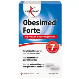 Plein.nl 2+2 gratis: Lucovitaal Obesimed Forte 42 aanbieding