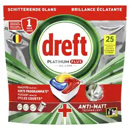 Plein.nl aanbieding2+1 gratis: Dreft Vaatwastabletten Platinum aanbieding