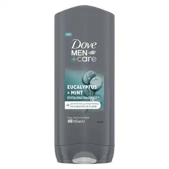 Plein.nl 2+1 gratis: Dove Douchegel Men+ Care Eucalyptus aanbieding