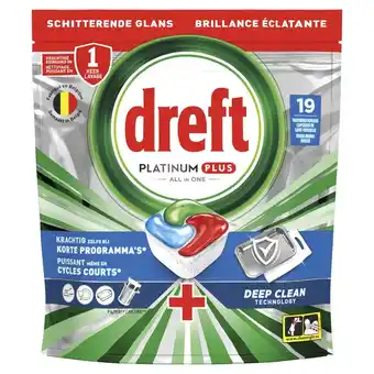 Plein.nl aanbieding2+1 gratis: Dreft Vaatwastabletten Platinum aanbieding