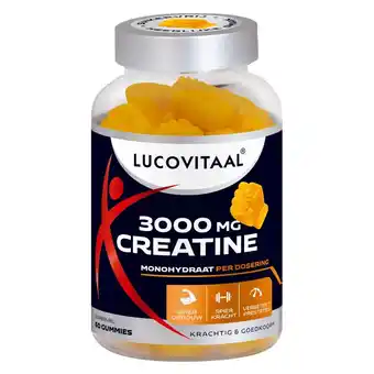 Plein.nl 2+2 gratis: Lucovitaal Creatine 3000mg Gummies aanbieding