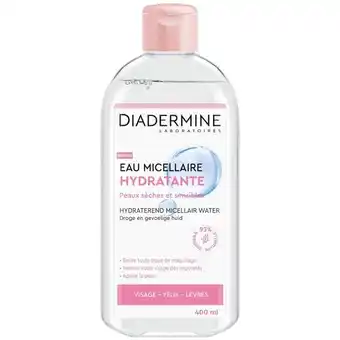 Trekpleister Diadermine Verzachtend Micellair Water voor Alle Huidtypes aanbieding