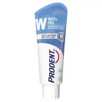 Plein.nl 2+1 gratis: Prodent Tandpasta Wit + Fris 75 ml aanbieding