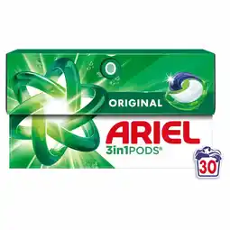 Plein.nl 2+1 gratis: Ariel 3in1 Wasmiddel Pods Original aanbieding