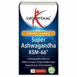 Plein.nl 2+2 gratis: Lucovitaal Ashwagandha KSM-66 Super aanbieding