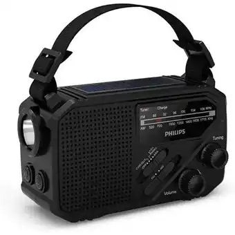 EP Philips TAR1609 Survival Draagbare Radio + zaklamp en SOS-alarm aanbieding