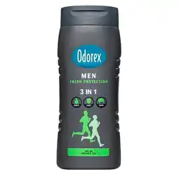 Trekpleister Odorex Men Fresh Protection 3-in-1 Showergel aanbieding