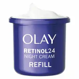 Plein.nl 2e halve prijs: Olay Navulling Nachtcrème Retinol aanbieding