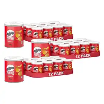 Plein.nl 3x Pringles Chips Original 12 x 40 aanbieding