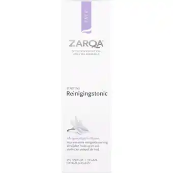 Plein.nl 3x Zarqa Reinigingstonic Sensitive aanbieding