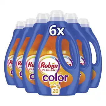 Plein.nl 6x Robijn Vloeibaar Wasmiddel Color aanbieding