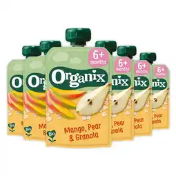 Plein.nl 6x Organix Knijpfruit 6+m Mango aanbieding