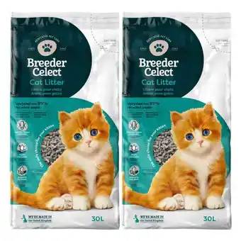 Plein.nl 2x Breedercelect Kattenbakvulling aanbieding
