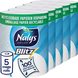 Plein.nl 5x Nalys Blitz Huishoudpapier in aanbieding