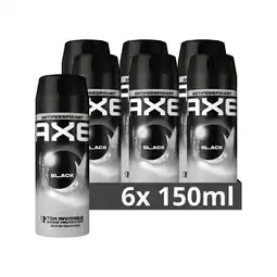 Plein.nl 6x Axe Anti-Transpirant Spray Black aanbieding